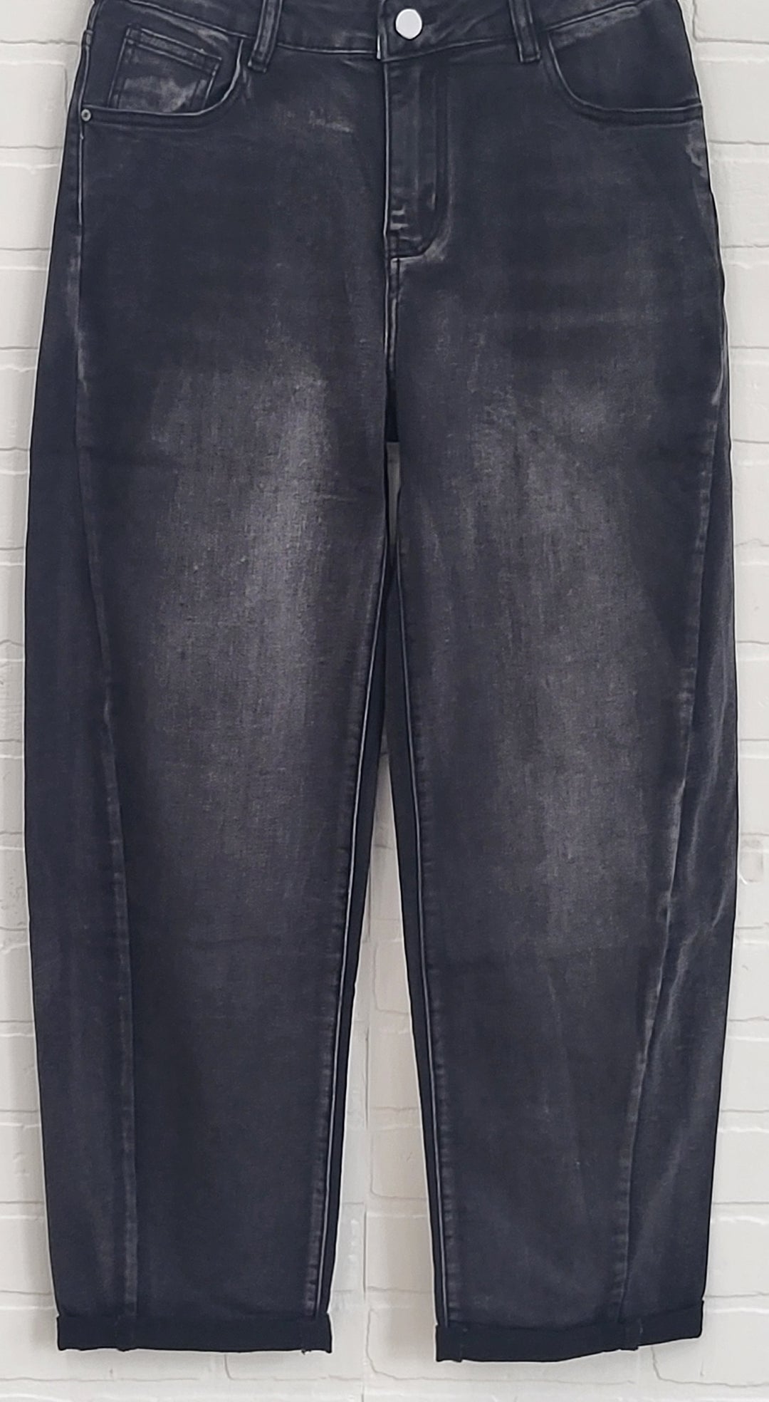 3D Barrel-Regular Jeans