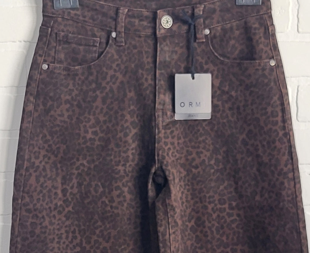 Leopard Print Cropped Jacket