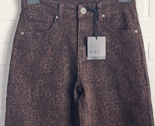 Leopard Print Cropped Jacket