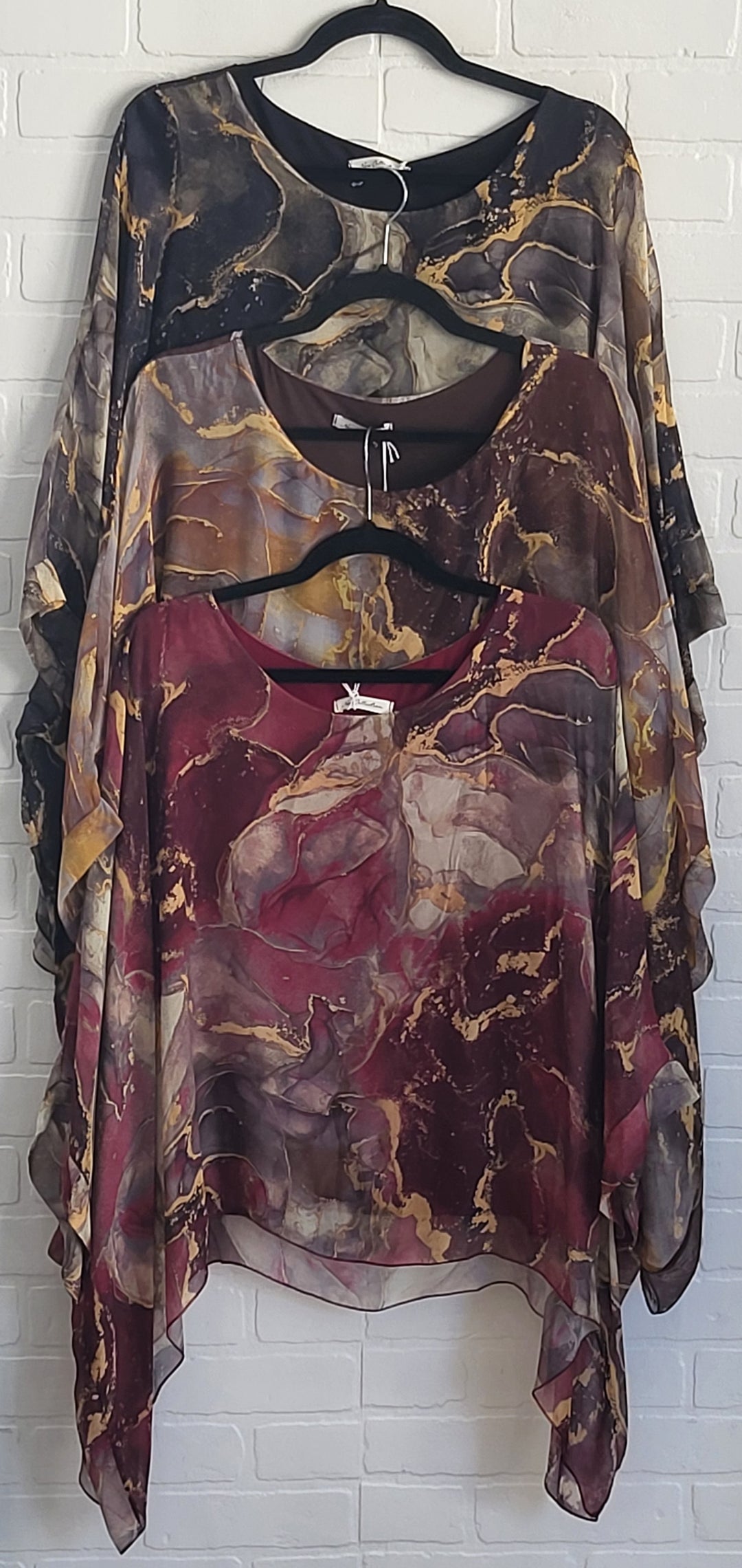 Marble Silk Top