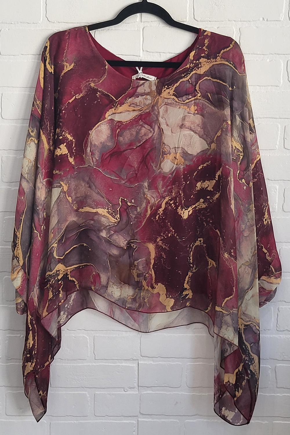 Marble Silk Top