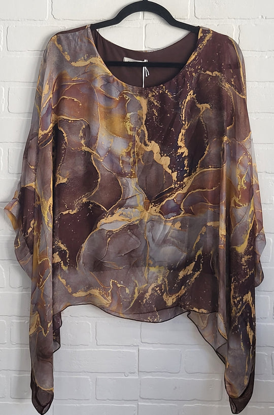 Marble Silk Top