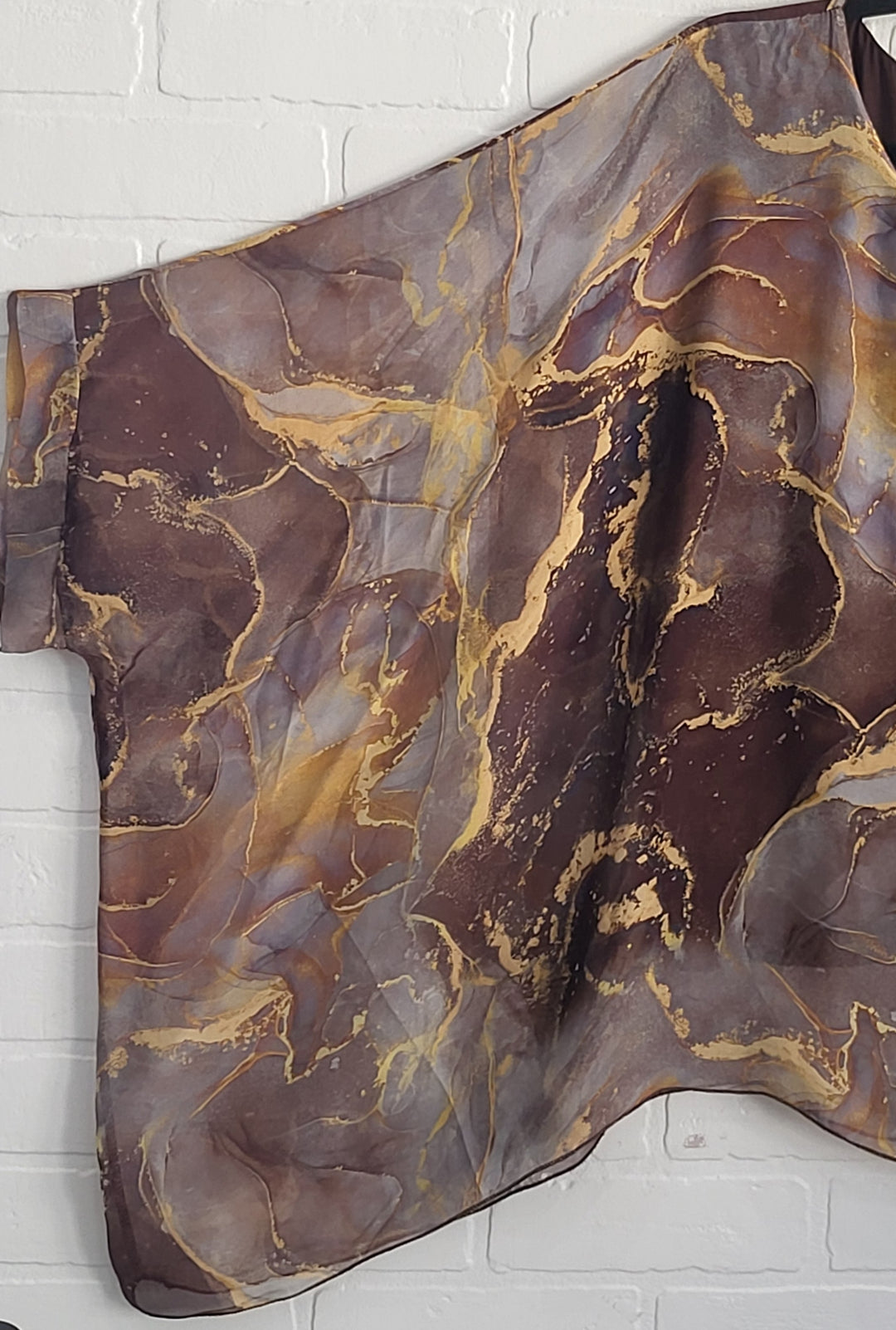 Marble Silk Top