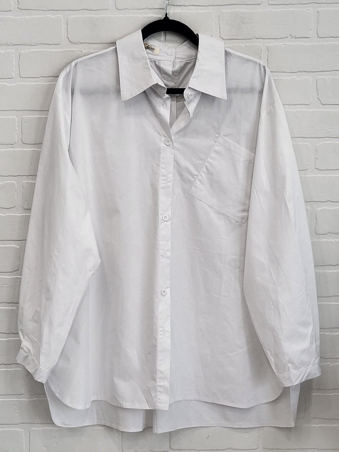 Oversize Crisp White Shirt