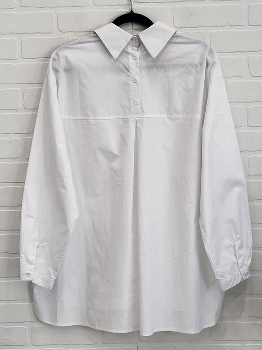Oversize Crisp White Shirt