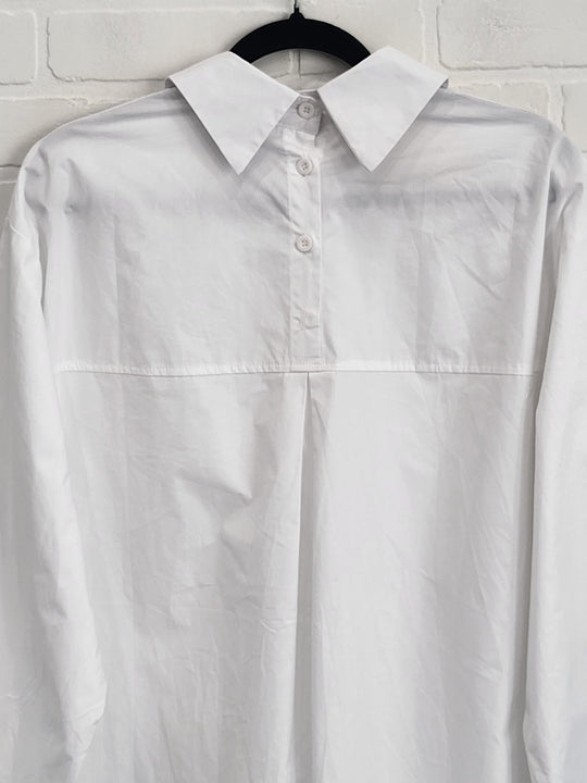 Oversize Crisp White Shirt