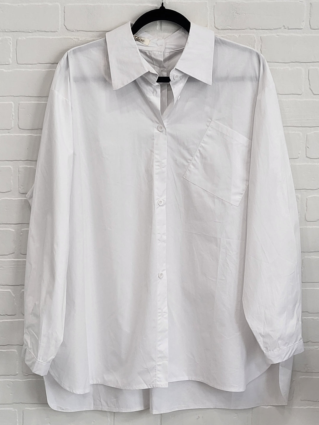 Oversize Crisp White Shirt