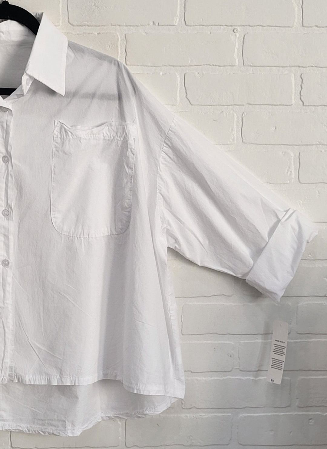 Oversize Crisp White Shirt