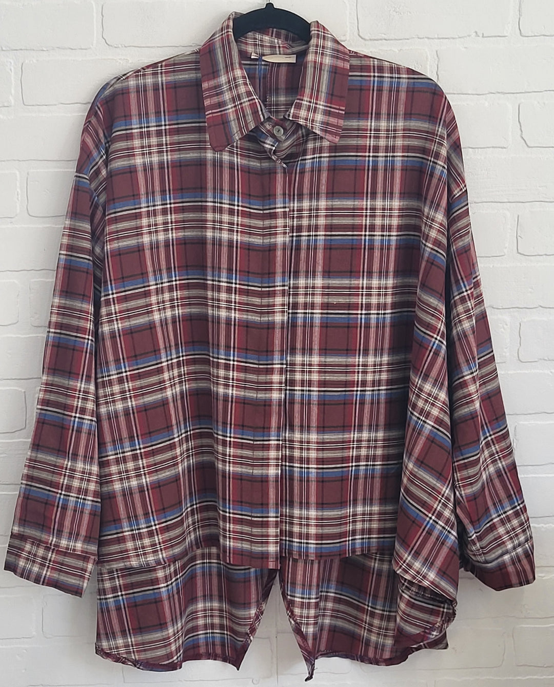 Plaid Blouse