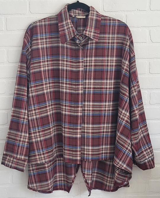 Plaid Blouse
