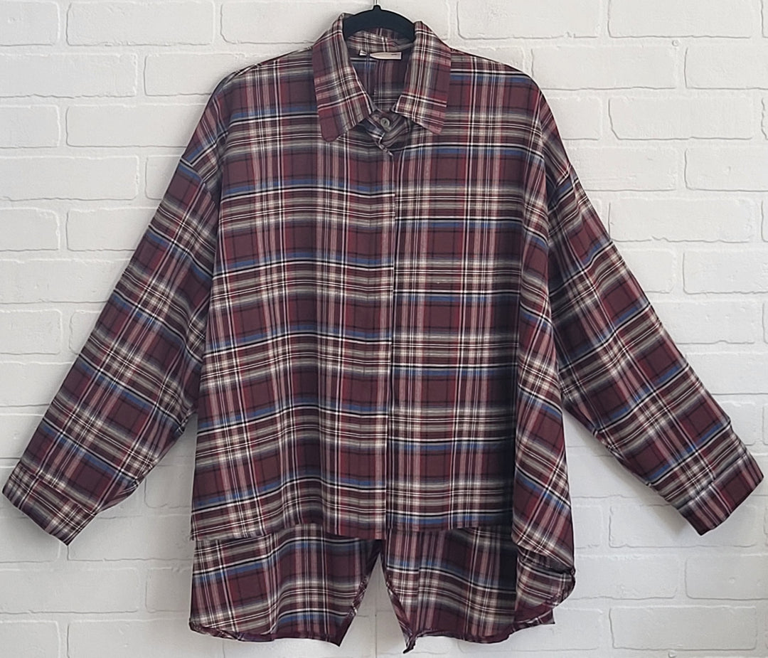 Plaid Blouse