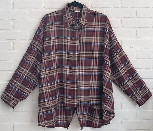 Plaid Blouse