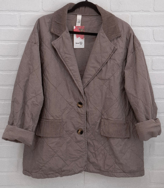 Rosa Oversized Quilted Blazer