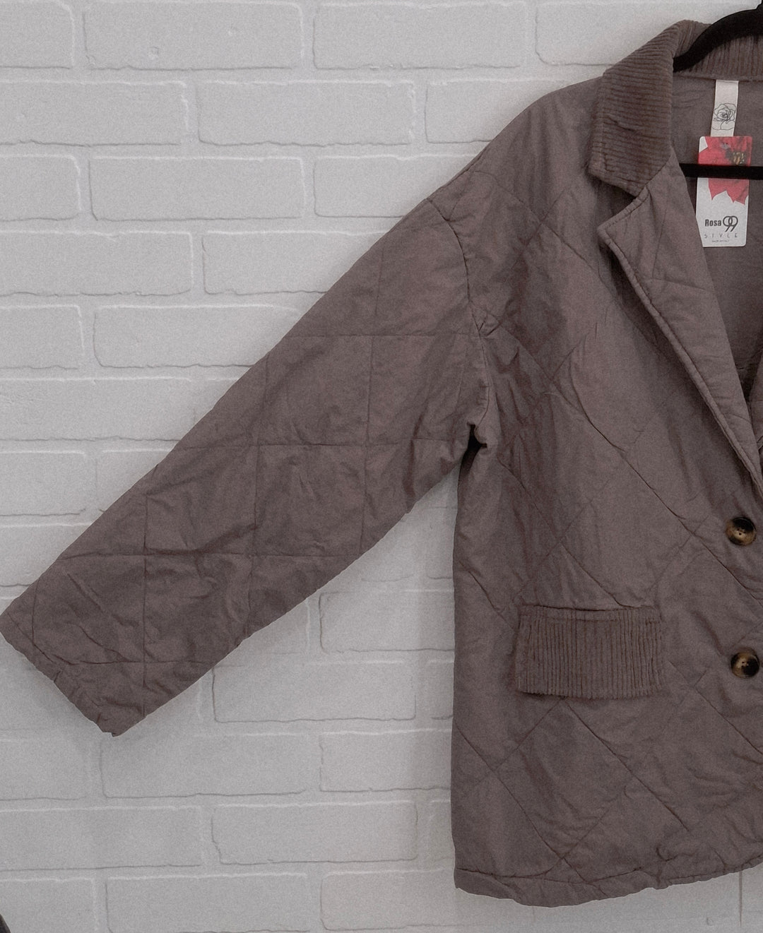 Rosa Oversized Quilted Blazer