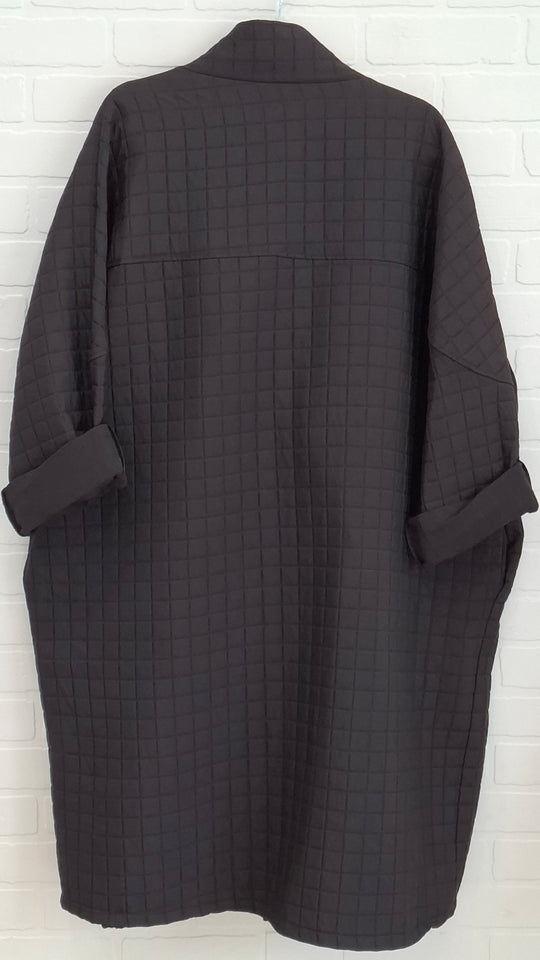 Lux Luna Trendy Quilted Long Coat