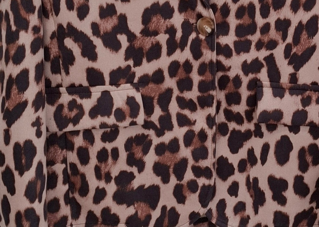 Animal Print Blazer