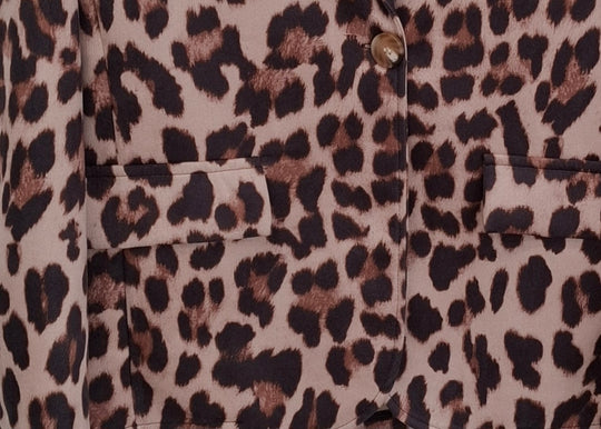 Animal Print Blazer