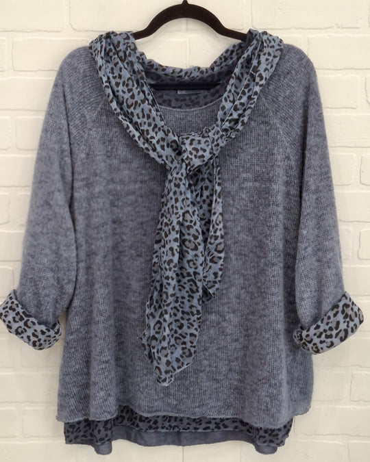 Artemo Sweater with Scarf
