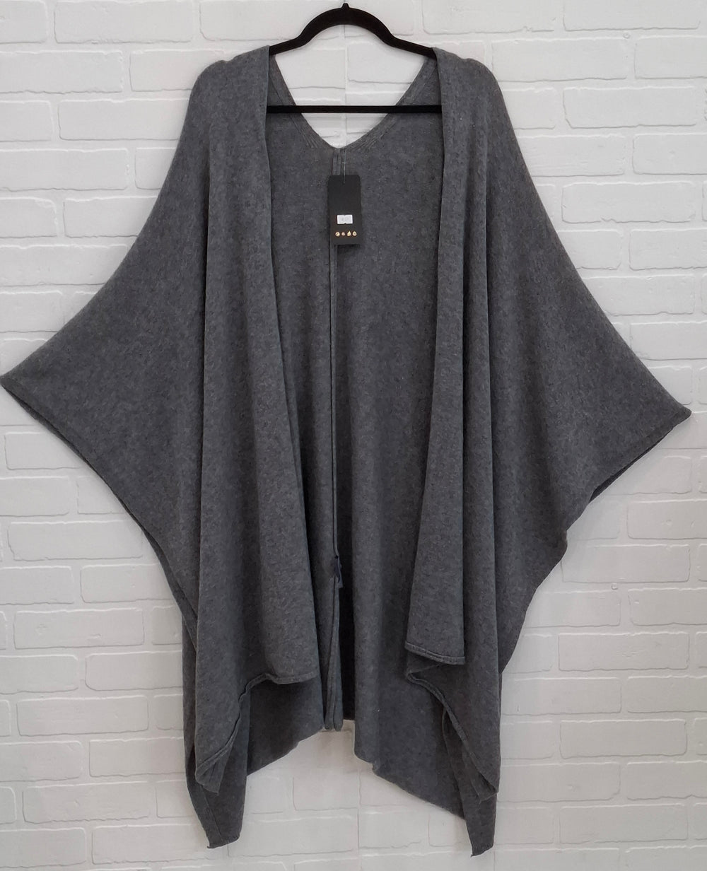 Draped Knit Cape
