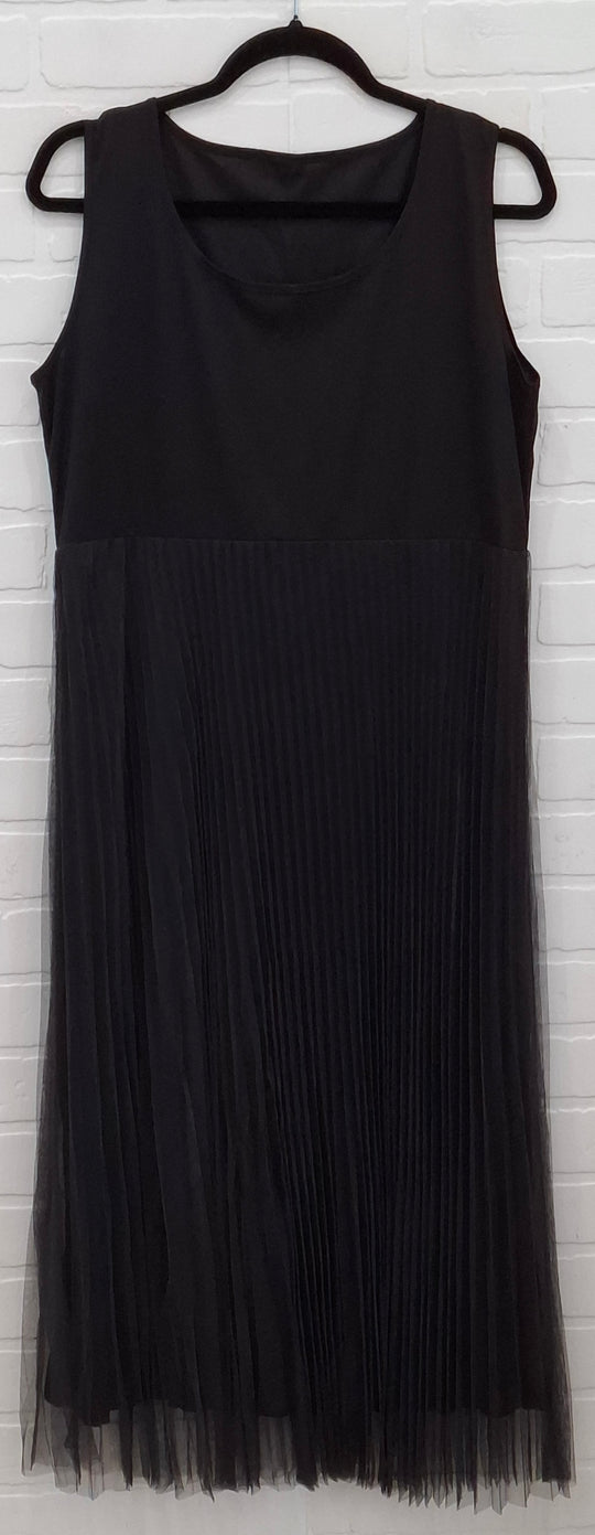 Fringe Sweater & Tulle Dress Set
