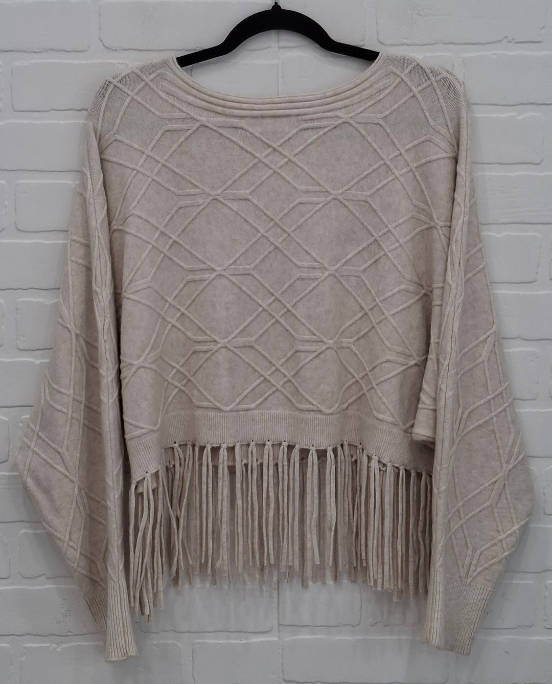 Fringe Sweater & Tulle Dress Set