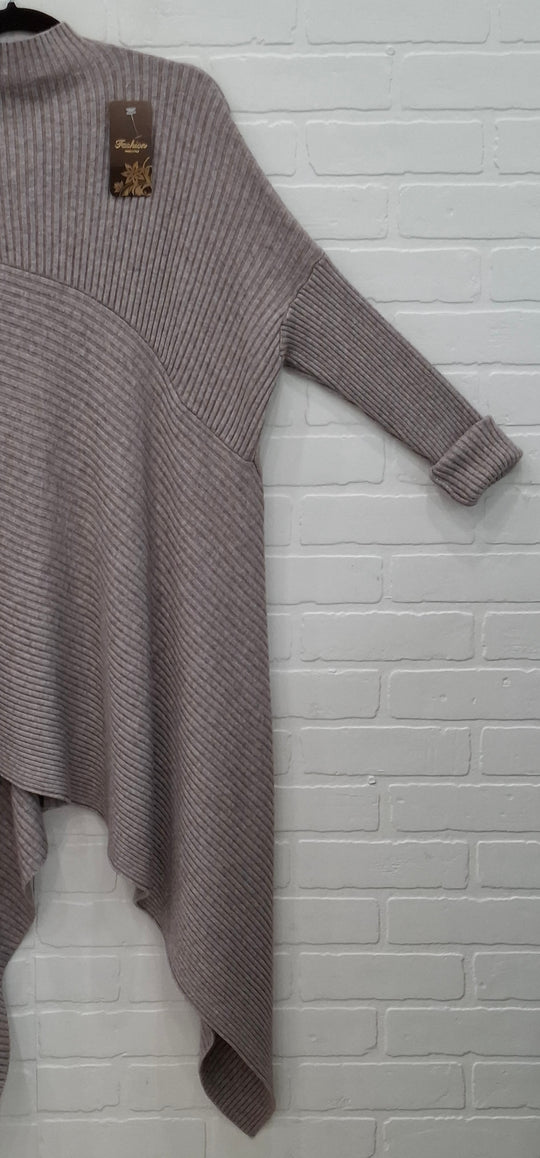 Long Assymetrical Sweater