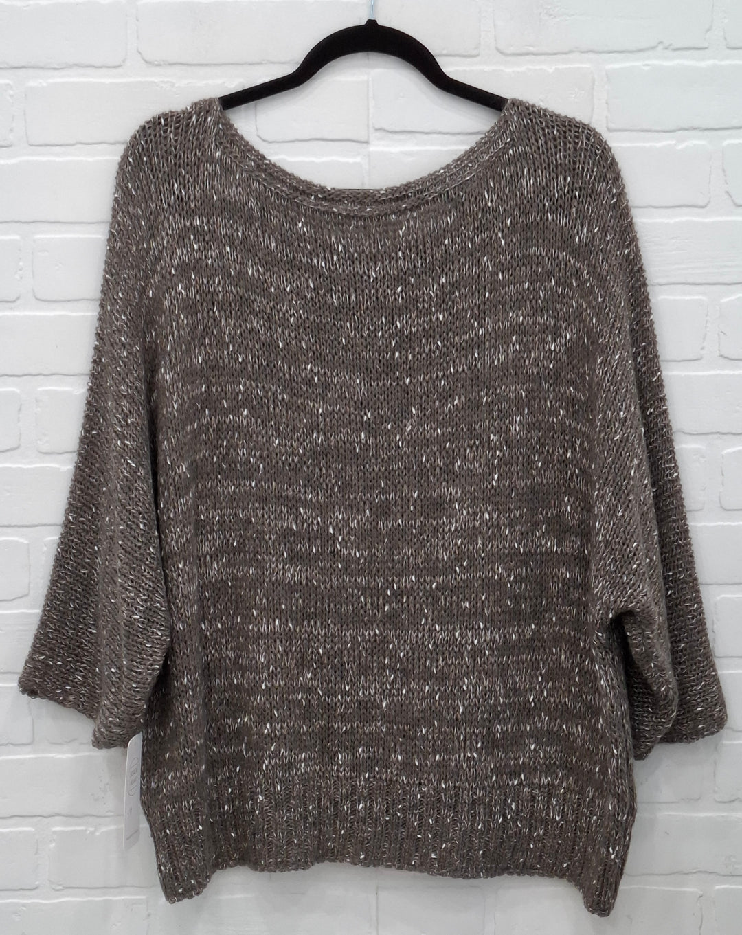 Senza Speckled Boat Neck Sweater
