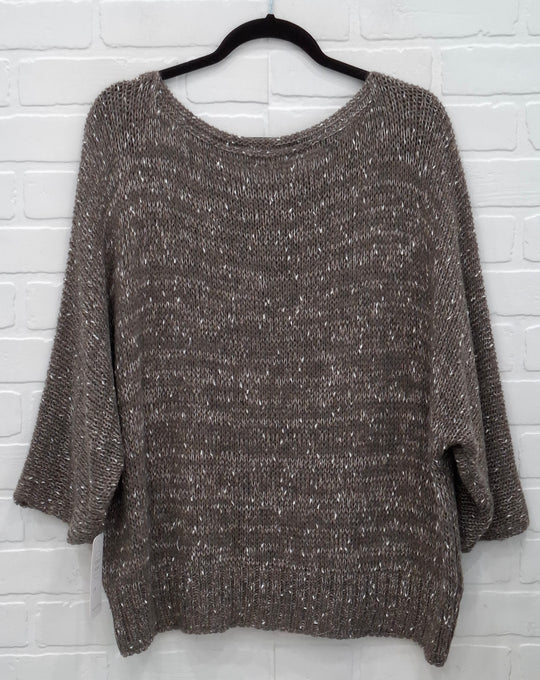 Senza Speckled Boat Neck Sweater