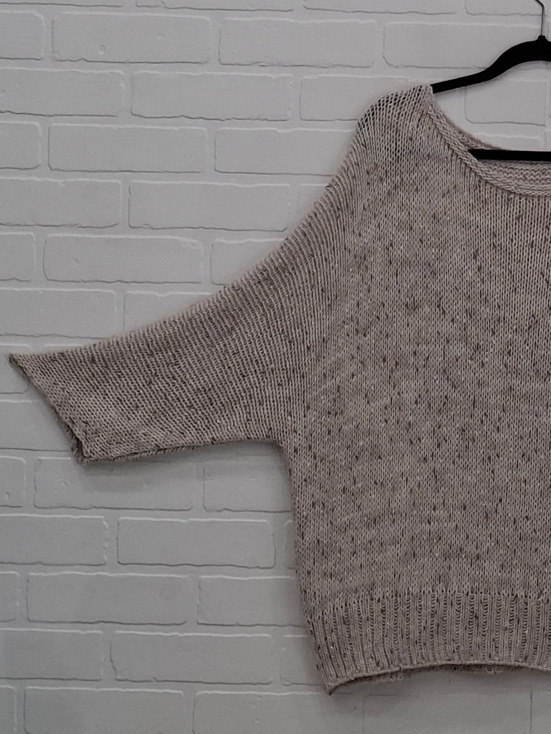 Senza Speckled Boat Neck Sweater