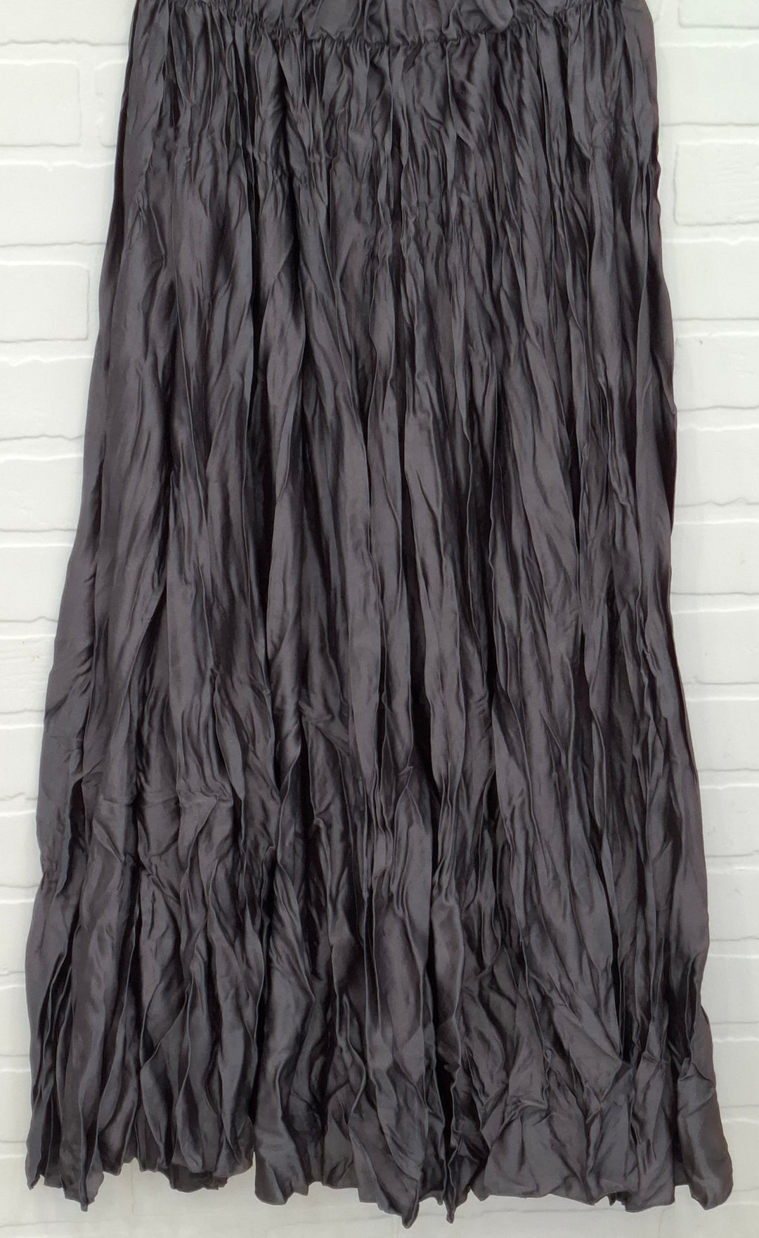 Crinkle Texture Maxi Skirt