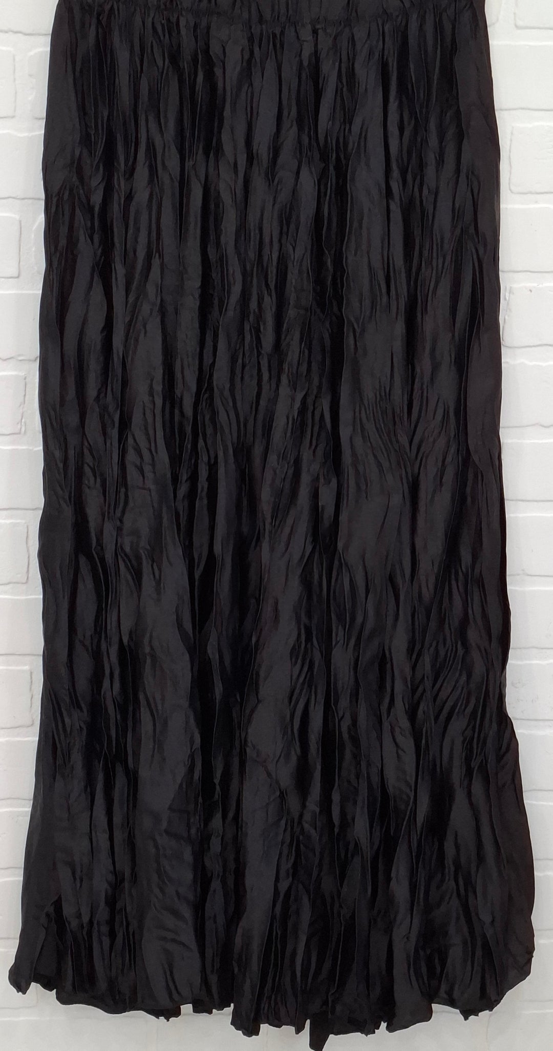 Crinkle Texture Maxi Skirt