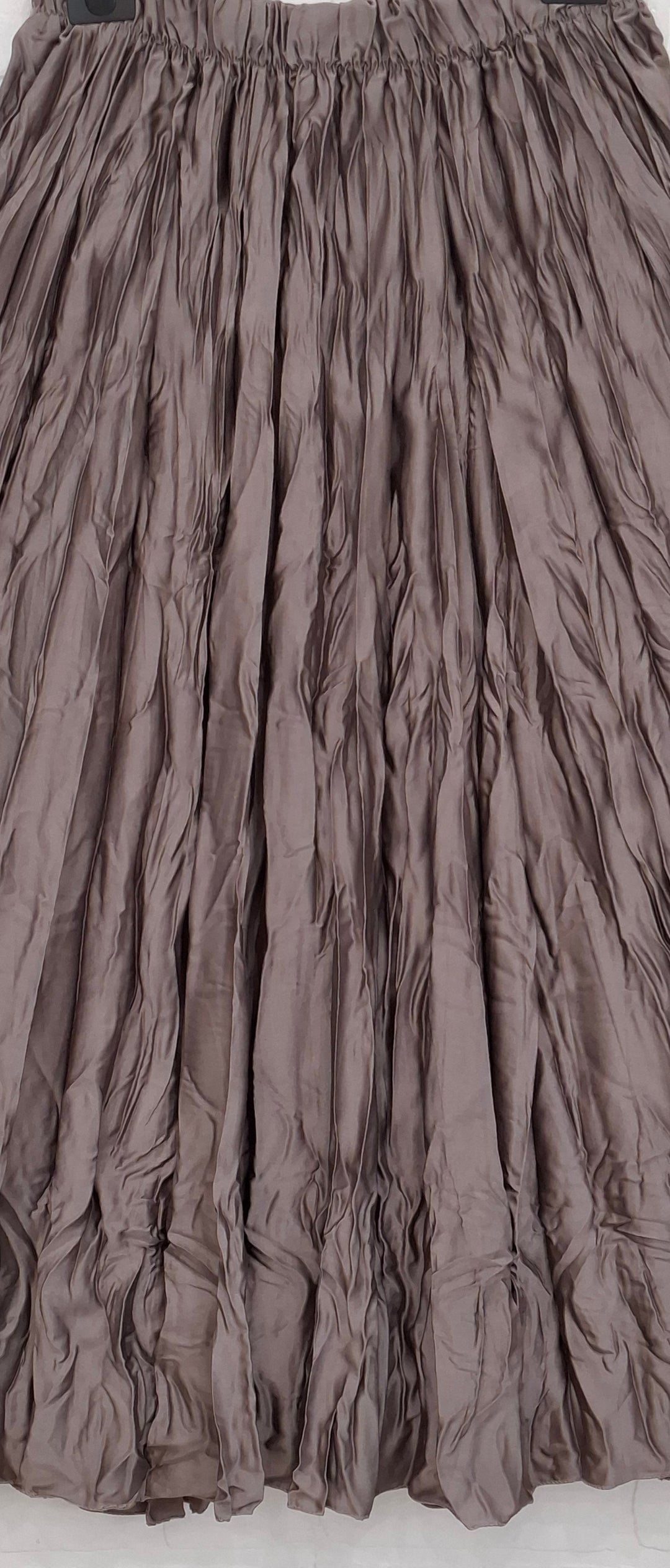Crinkle Texture Maxi Skirt