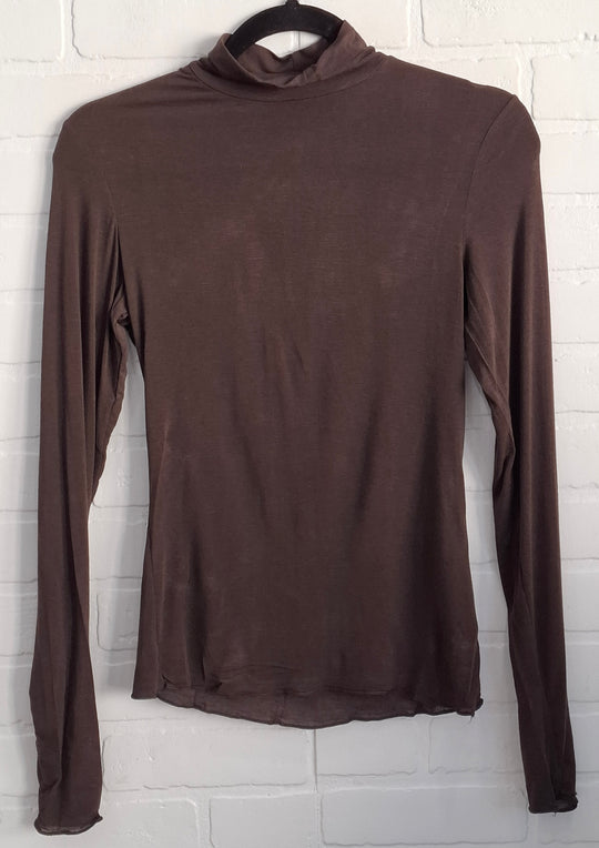 Cashmere Blend  Turtleneck Top