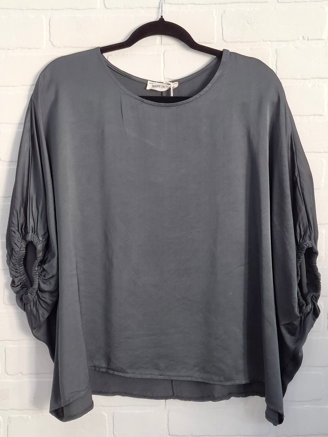 La Vie Satin oversized Top