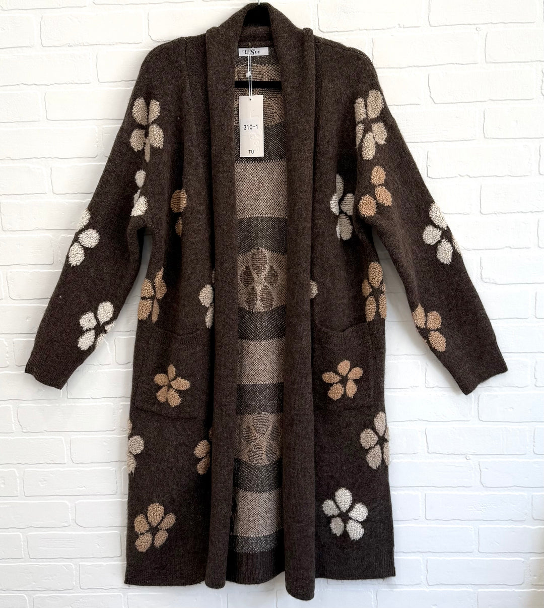 Fiori Cozy Knit Coatigan