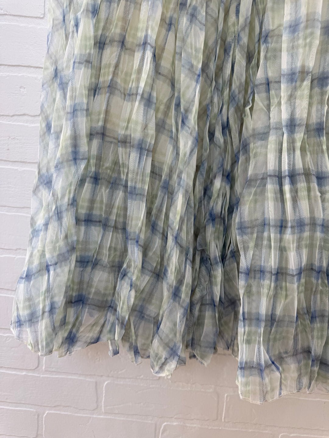 Sorrento Plaid Chiffon Skirt