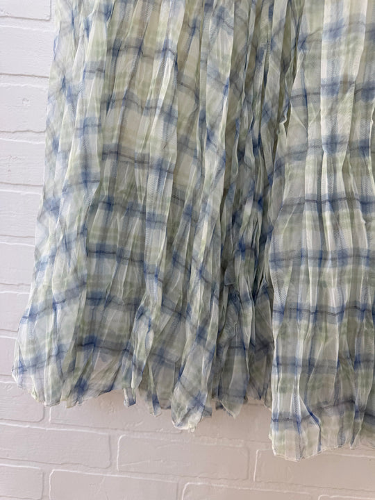 Sorrento Plaid Chiffon Skirt