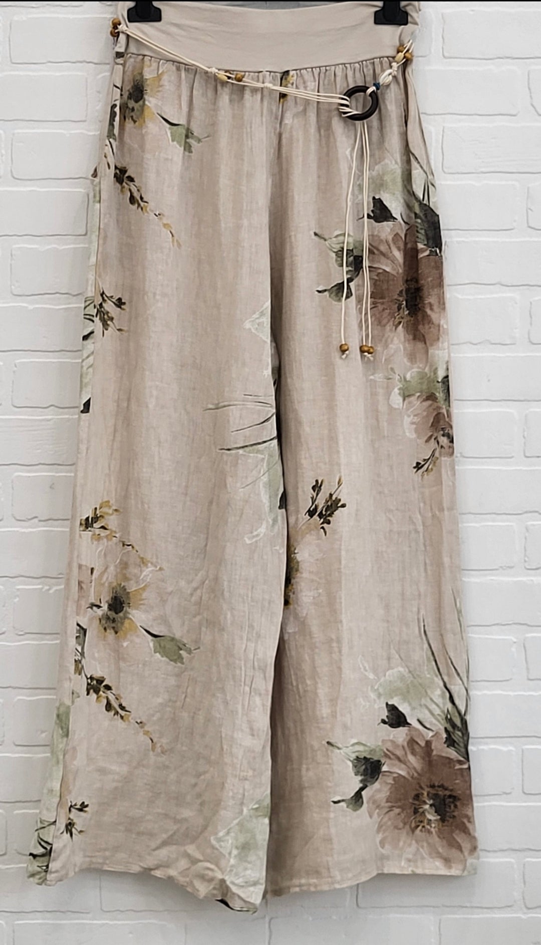 Wildflower linen pants