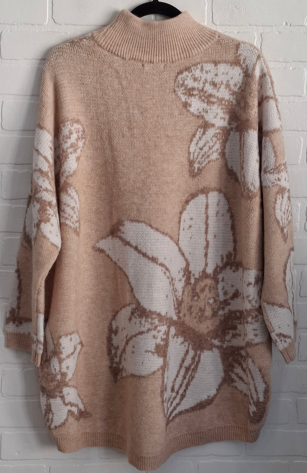 Floral High-Low Sweater