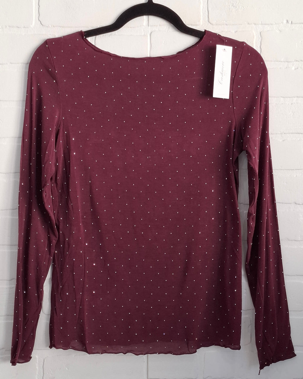 Rinstone Cashmere Blend Top