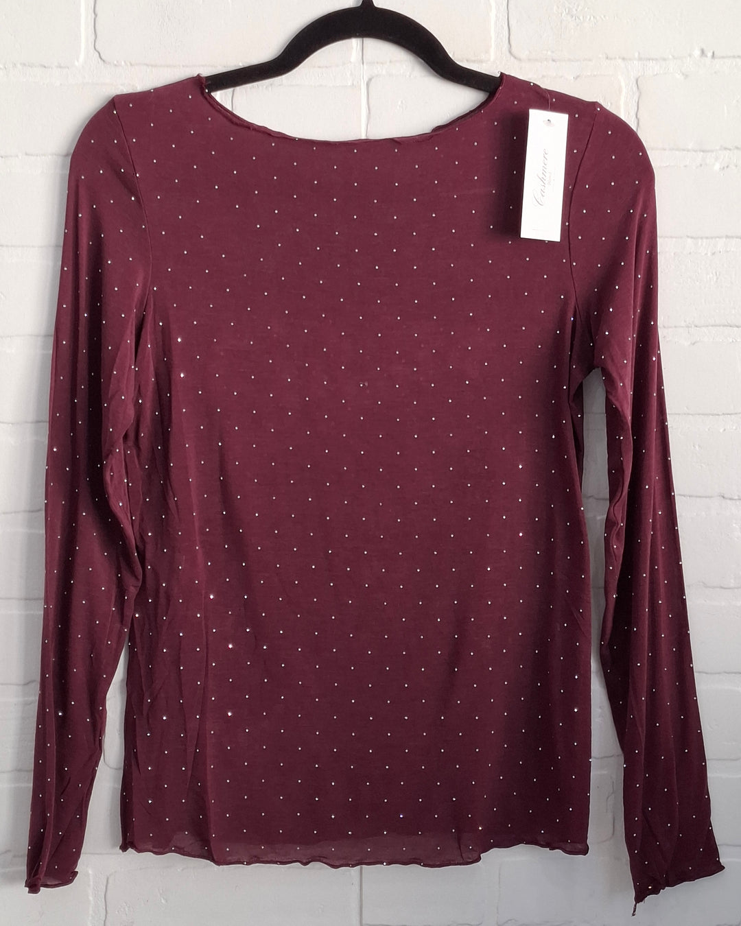 Rinstone Cashmere Blend Top