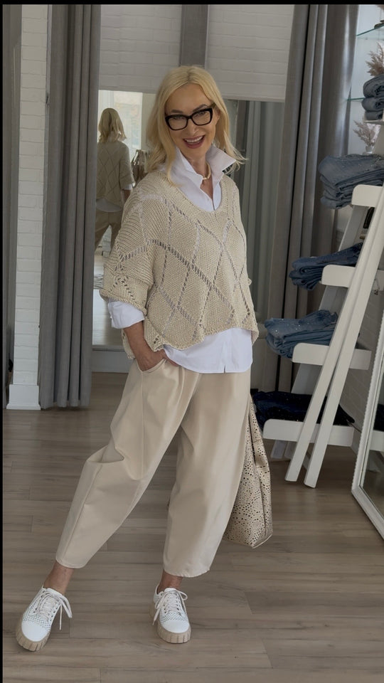 Toscana Open Knit Top