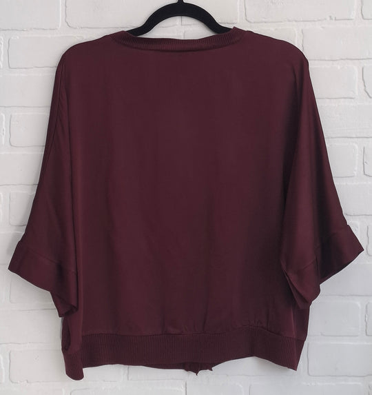 La Vie Satin Button up Top