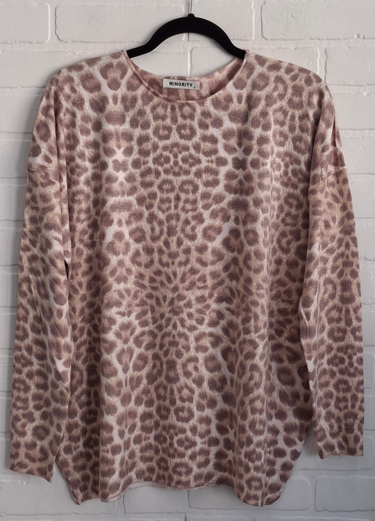 Honey Animal Print Sweater