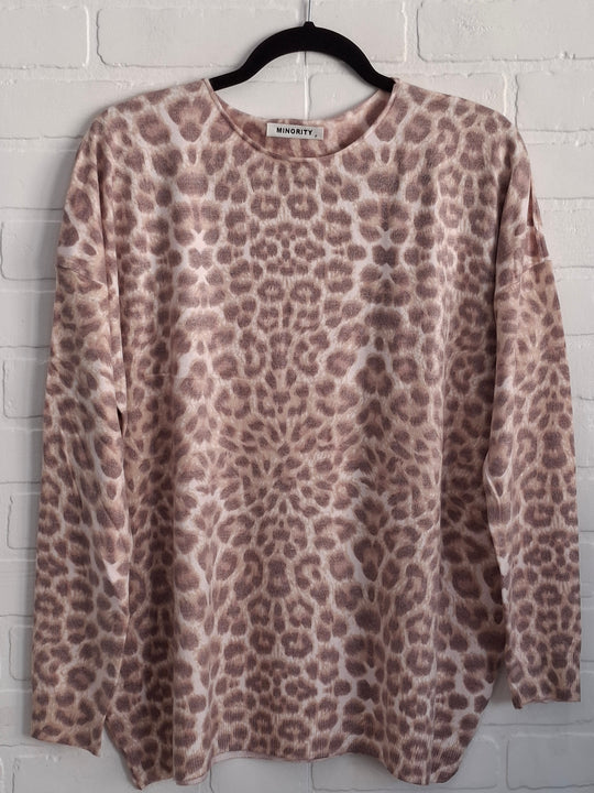 Honey Animal Print Sweater
