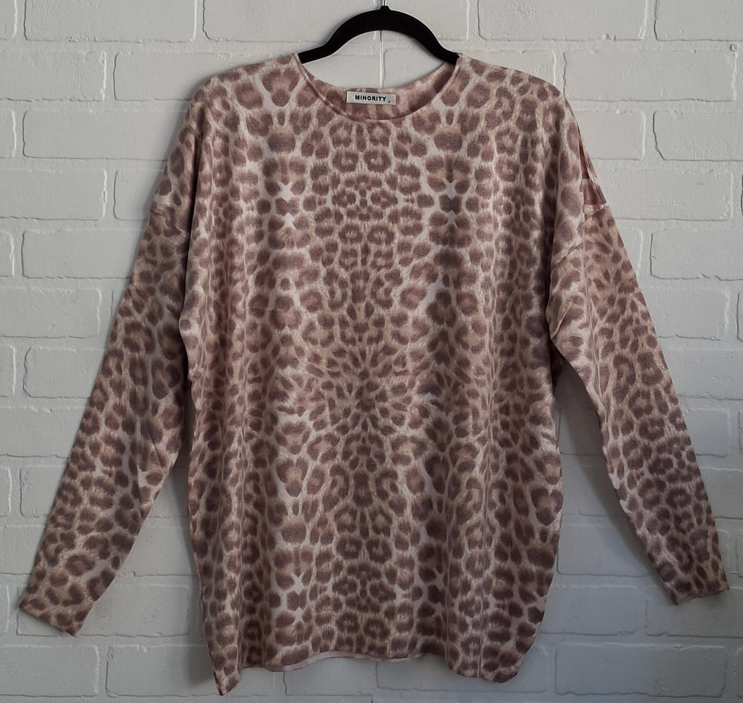 Honey Animal Print Sweater
