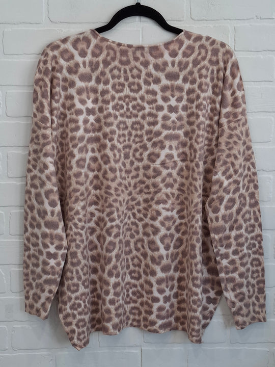 Honey Animal Print Sweater