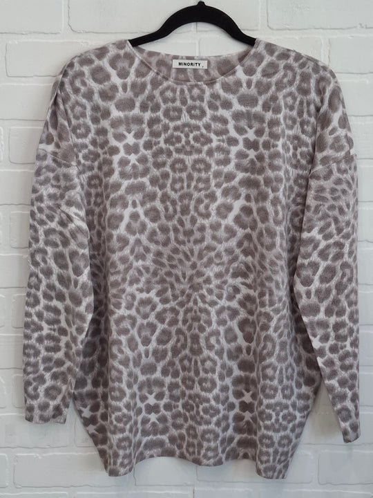 Honey Animal Print Sweater