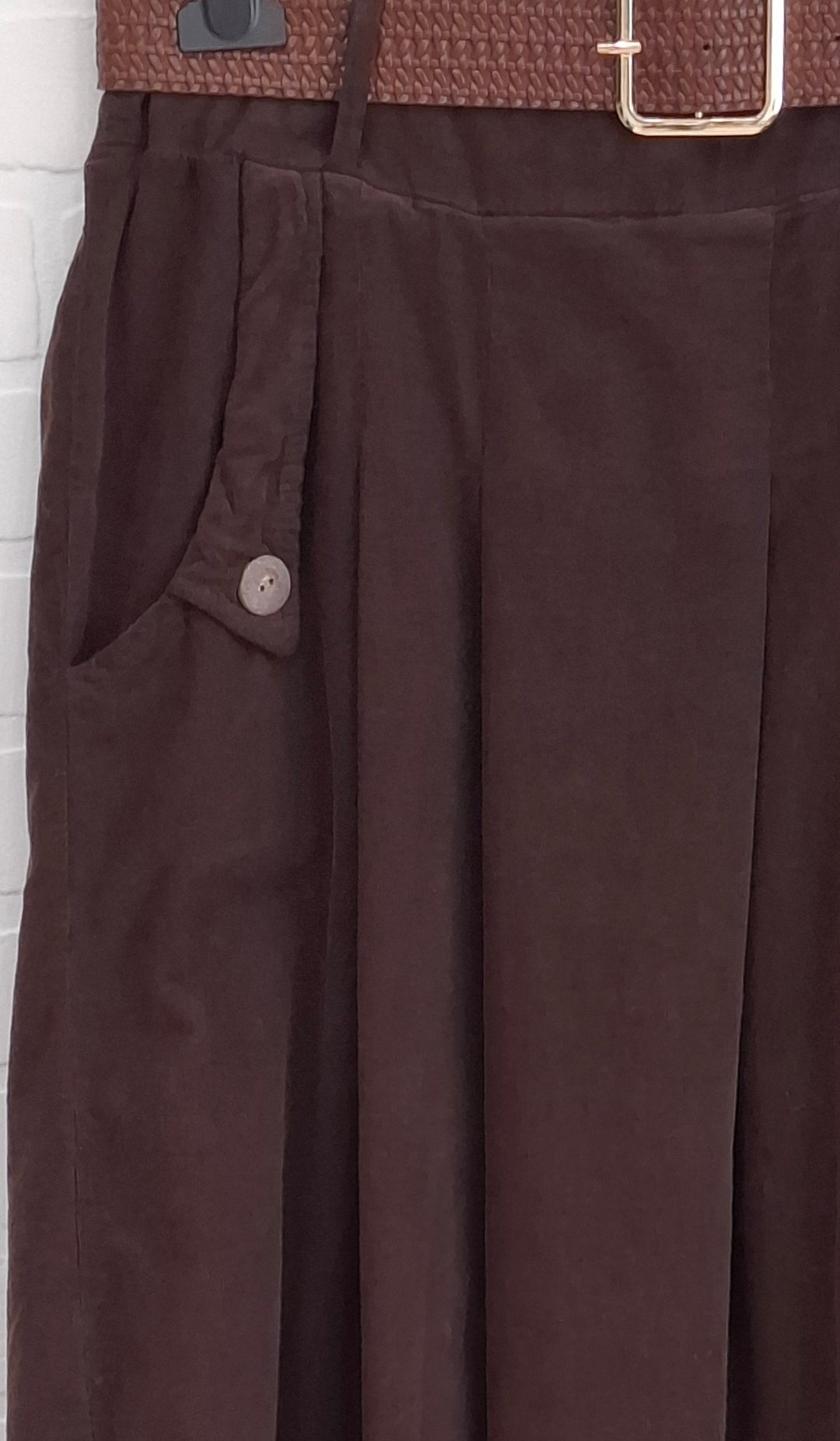 Rose Corduroy Skirt