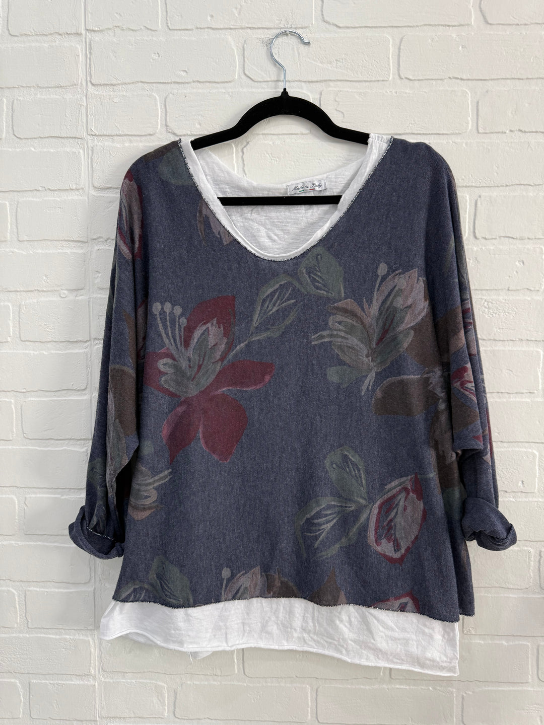 Layered Floral Top